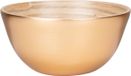 Merkloos / Sans marque Schaaltje/kommetje - goud - bamboe - D14 cm - Serveerschaaltje