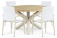 Lifestyle Garden Furniture Lifestyle Brandon/Rockville 120 cm dining tuinset 5-delig