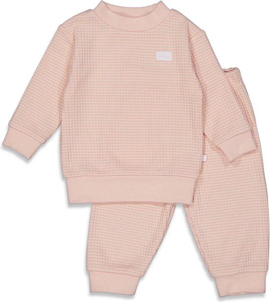 Feetje Wafel Pyjama Oud roze