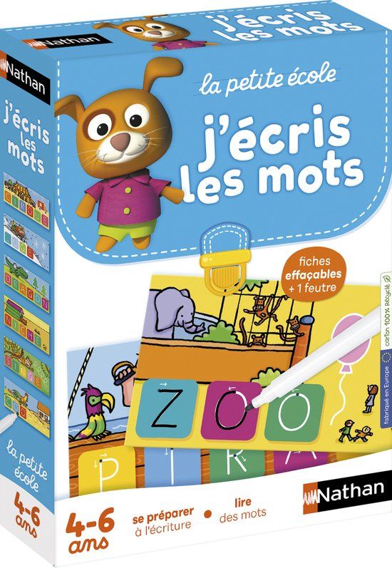 Nathan Educatief spel voor kinderen I Write the Words (FR)