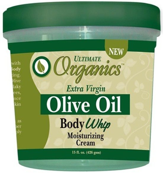 Africas Best Ultimate Organics Olive Oil Body Whip Moisturing Cream 426 gr