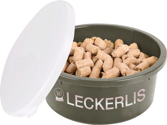 Treat Bowl With Lid - Grey - One size - For Horses