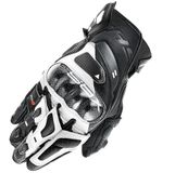 SHIMA XRS-3 Motorhandschoenen voor heren, leer, kort, sport, motorhandschoenen, bescherming, touchscreen, stad, leren handschoenen, geventileerd, versterkt, geperforeerd, licht (heren, wit, 3XL)
