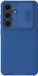 Nillkin CamShield Hoesje Geschikt voor Samsung Galaxy S24 - Back Cover met Camera Slider Blauw