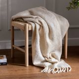 Hoem Meta Throw Natural plaid