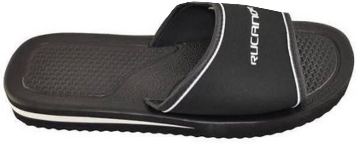 rucanor badslippers Zwart / wit - 8717675227268