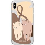 ERT GROUP mobiel telefoonhoesje voor Iphone X/XS origineel en officieel erkend Babaco patroon Cats 002 optimaal aangepast aan de vorm van de mobiele telefoon, gedeeltelijk bedrukt