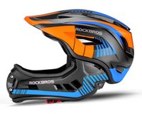 Casque pour enfant avec mentonnière amovible, taille S (48-53 cm), taille M (53-58 cm)
