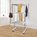Sèche-linge pliable à 3 niveaux avec roulettes 72*64*170cm