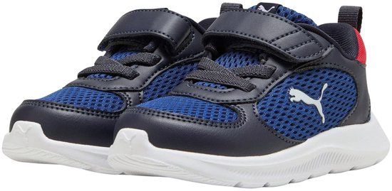 Puma Fun Racer 2 Sneakers Junior Blauw - Navy - Rood