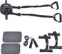 Gorilla Sports Ab Wheel Set – Buikspierroller met Push-Up Handgrepen, Weerstandsbanden & Springtouw – Inclusief Kniebeschermingsmat – Core & Krachttraining