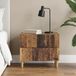 vidaXL Nachtkastje met lade Oud hout 62 x 34,5 x 48 cm Bewerkt hout