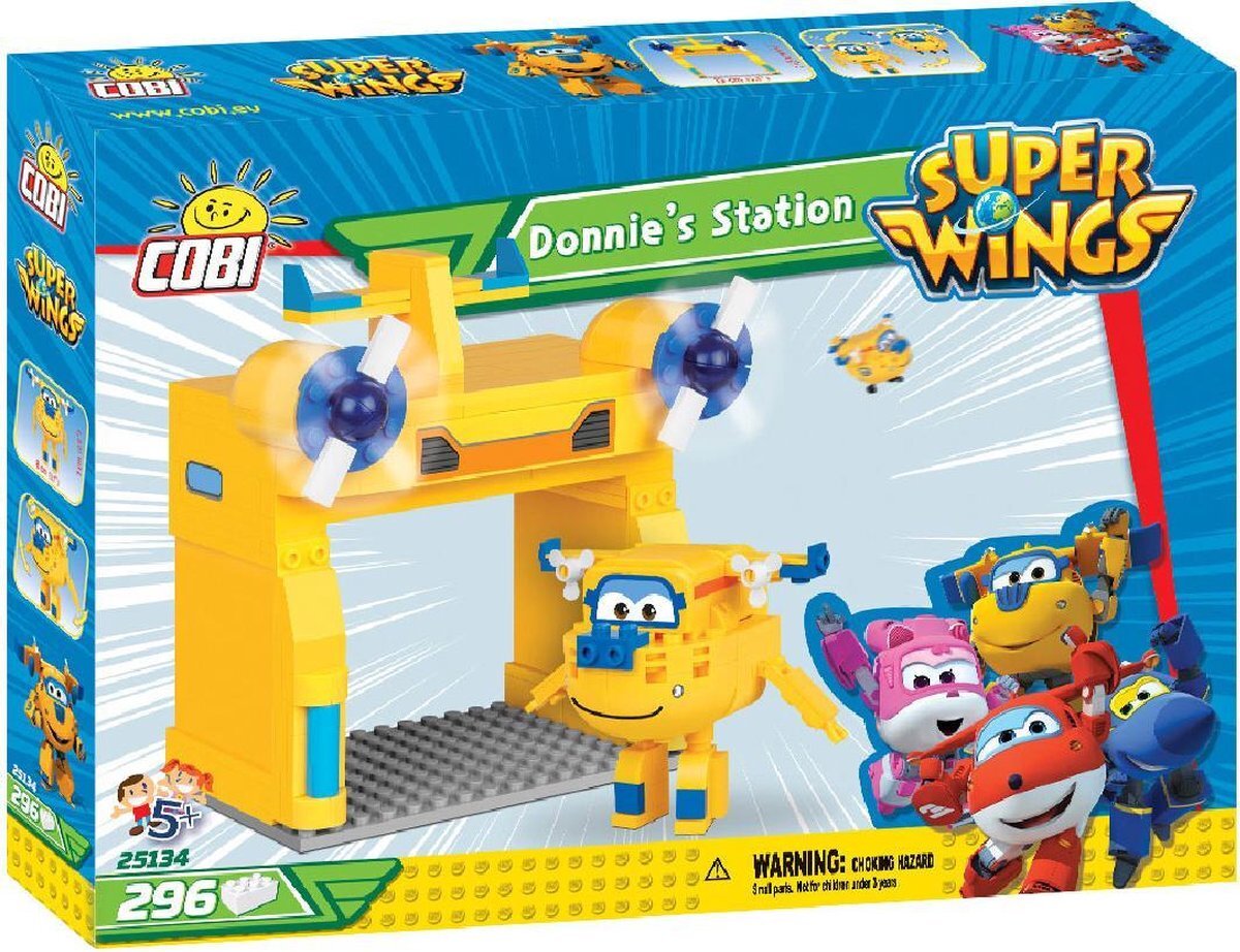 Cobi Super Wings Bouwpakket Donnie's Station 296-delig 25134