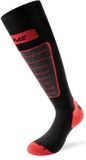 Lenz Skiing 1.0 chaussettes ski noir/gris/rouge