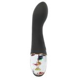 LOVISS Flower Amber - vibromasseur point G (noir)