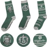 Cinereplicas Harry Potter Slytherin Sokken - Set van 3 - Groen