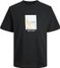 JACK&JONES JORNORREBRO PHOTO TEE SS CREW NECK LN Heren T-shirts Zwart XL