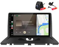 Awesafe Peugeot Expert 2007-2016 Autoradio met camera en microfoon, 4+64GB, Carplay, Android Auto, GPS, Wi-Fi, Bluetooth, DAB+RDS, SWC, 9 inch