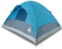 vidaXL Koepeltent 6-persoons waterdicht blauw