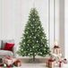 Prolenta Maison Exclusive - Kunstkerstboom met 300 LED-lampjes, groen, 210 cm, PE/PVC
