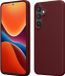 kwmobile telefoonhoesje geschikt voor Samsung Galaxy S25 - Hoesje met siliconen coating - Smartphone case in bordeaux-violet