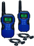 Lexibook Walkie-talkies met 5km bereik, oortjes en zaklamp