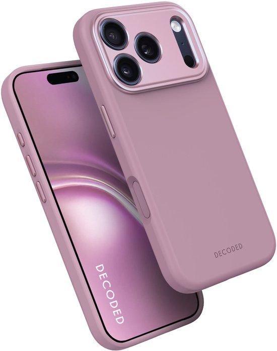 DECODED Siliconen Hoesje voor iPhone 17 Pro - Roze
