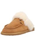 SHEPHERD Huisschoenen ecru / bruin