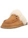 SHEPHERD Huisschoenen ecru / bruin