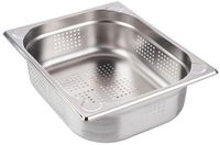 APS Gastronormbak - GN Bak - RVS - Vaatwasserbestendig - Breukvast - Stapelbaar - BPA-Vrij - GN 1/2 - 265 x 325 mm - H 100 mm