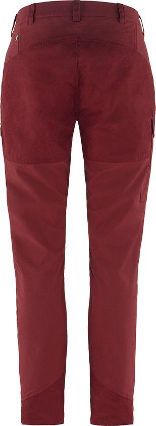 Fjallraven Nikka Curved Trousers W - Bordeaux - Maat 40