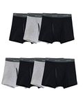 Fruit of the Loom Coolzone boxershorts voor heren, retroshorts (verpakking van 7 stuks), Korte pijpen, pak van 7, zwart/grijs, M