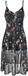 Jawbreaker Night Garden Print Midi Dames Midi-jurk - meerkleurig - 4XL