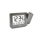 La Crosse Technology WT522 Radiogestuurde wekker met projectie, zilver, grijs