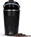 GOAT Outdoor Thermosbeker - Koffiebeker To Go - Travel Mug - 380 ML - RVS - Zwart