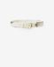 Isabel Marant Ceinture Tehora en cuir - Femme - Écru-argenté - Taille 80