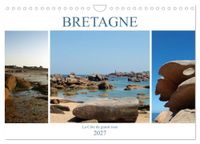 BRETAGNE Calvendo BRETAGNE La Côte de granit rose (Calendrier mural 2027 DIN A4 vertical)
