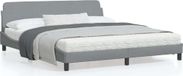 Maison Exclusive - Lit "Dover", gris foncé, 180x200 cm, rembourré