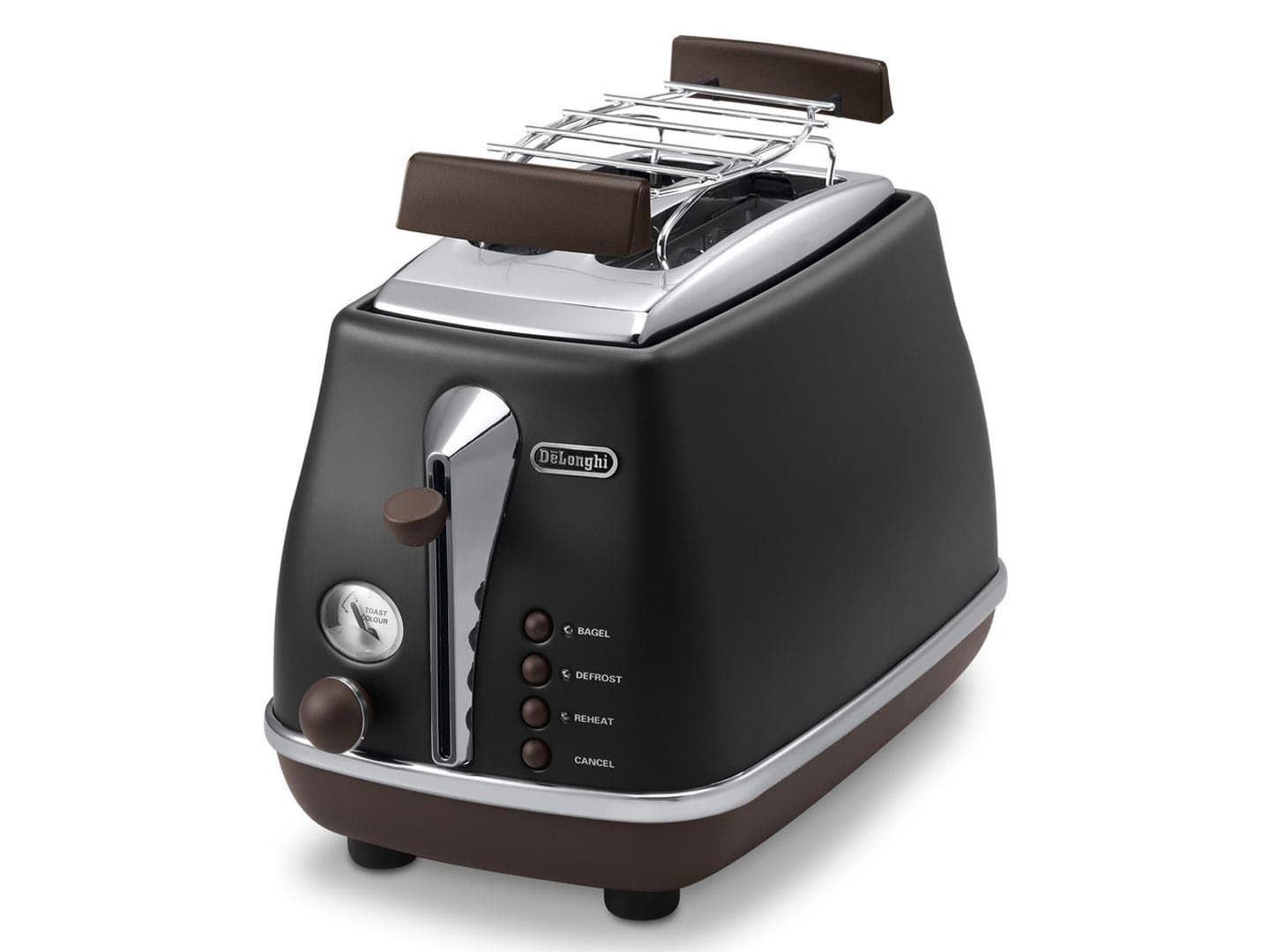 De'Longhi Icona Vintage CTOV2103.BK - Zwart Broodrooster - 2 Sneden - 900W