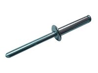 Bulk Hardware BH02213 Lange Blindniet van Legering 4,0 x 13 mm (Verpakking à 100), Wit