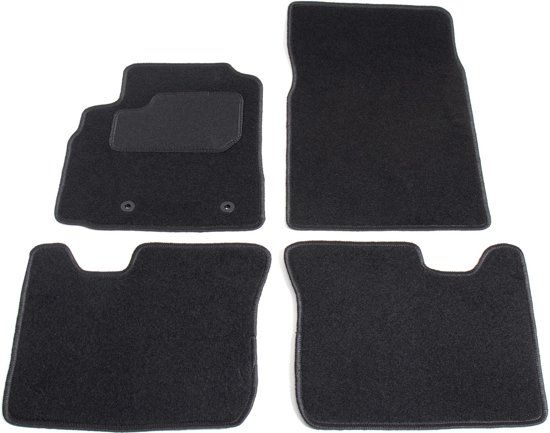 Cargoods Automatten op maat - zwart stof - Toyota Yaris 1999-2005 5-deurs