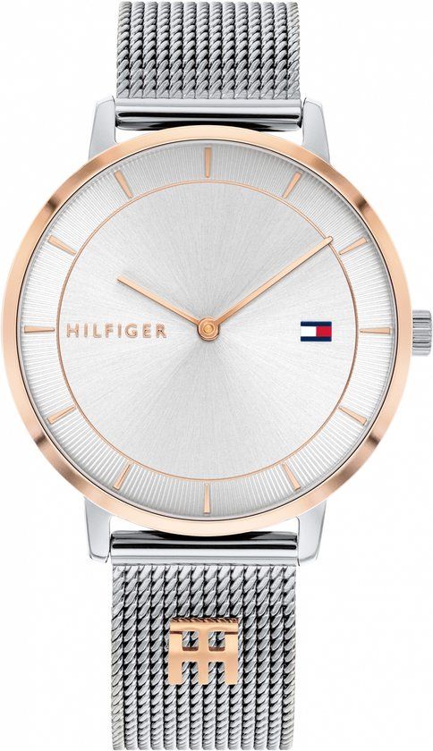 Tommy Hilfiger TH1782288 Dames Horloge - Zilverkleurig/Rosékleurig