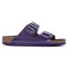 Birkenstock Mules femme Arizona Big Buckle Cuir Naturel Verni
