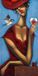 Your Decoration B.V. Kunstdruk Ira Tsantekidou - Rose d'Anjou 2 50x100cm