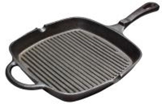 Cast Iron Imperial Kitchen Grillpan vierkant 23cm gietijzer