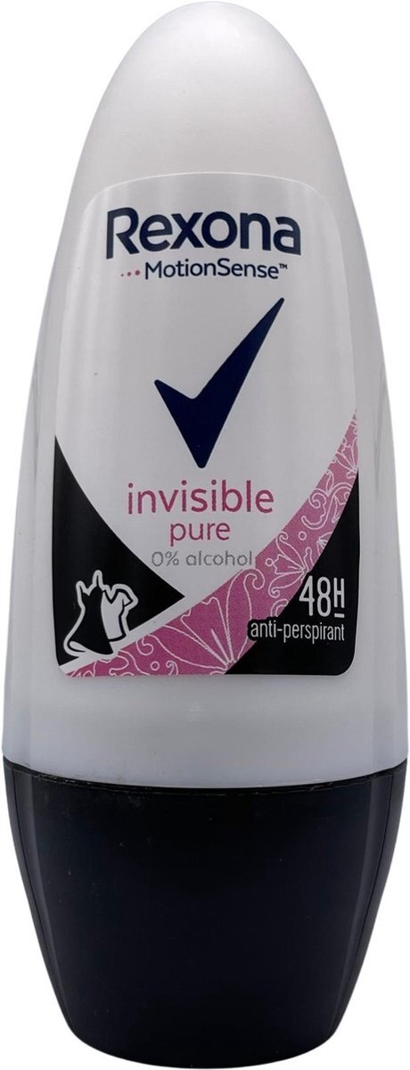 Rexona 6x50ml Women MotionSense Invisible Pure Voordeelverpakking Deoroller