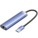 Dockingstation – dockingstation met 5 poorten: 3 USB-A, 1 RJ45, 1 USB-C PD; ideaal om je verbindingen met efficiëntie en stijl uit te breiden