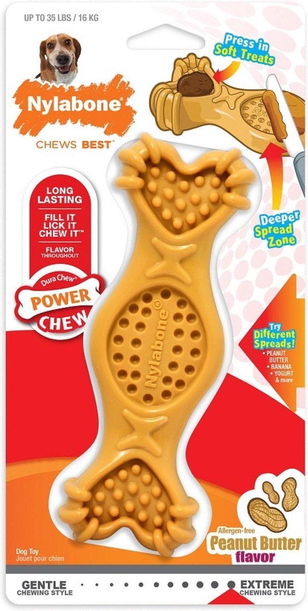 NYLABONE Extreme kauwbot vulbaar - Medium