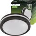 LUMILED Lampe murale d'extérieur, applique murale, éclairage extérieur, luminaire mural, éclairage de couloir, lampe de terrasse, IP44, rond, aluminium, 230V, E27, max. 12W