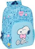 Snoopy Schoolrugzak Love Blauw 30 x 46 x 14 cm